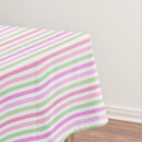 Search for white and pink stripes tablecloths Pastel