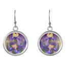 Search for flower earrings Irises