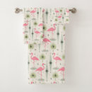 Search for pink flamingo bath towels Flamingos