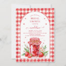 Search for picnic bridal shower invitations Gingham