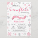 Search for pink snowflake baby shower invitations Baby its cold outside
