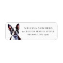 Search for boston terrier return address labels Pet