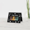 Search for music lover birthday cards Piano