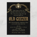 Search for funny old man birthday invitations Party