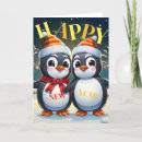 Search for penguin new years cards Snow