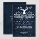 Search for deer antler wedding invitations Vintage