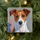 Search for jack russell dog ornaments Brown
