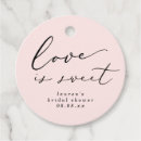 Search for love is sweet bridal shower gifts Blush pink