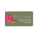 Search for lotus flower return address labels Modern