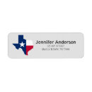 Search for state texas return address labels White