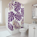 Search for purple and gold shower curtains Tropical