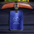 Search for navy blue luggage tags Monogrammed