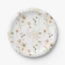 Search for boho bridal shower plates Wildflowers