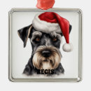 Search for miniature schnauzer ornaments Silver