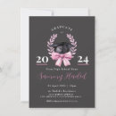 Search for preppy graduation invitations Pink