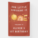 Search for picnic banners First birthday