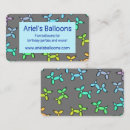 Search for balloon animals business cards Dog