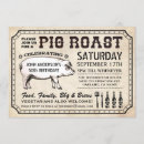 Search for pig invitations Vintage