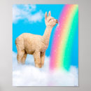 Search for colorful llama art posters Funny