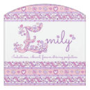 Search for bedroom door signs Pink