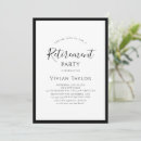 Search for womens retirement invitations Calligraphy script
