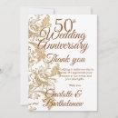 Search for 50th anniversary thank you cards Floral