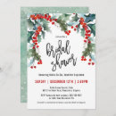 Search for holiday bridal shower invitations Festive