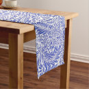 Search for vintage blue and white table runners William morris