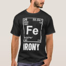 Search for ironic tshirts irony
