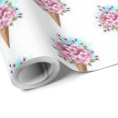 Search for ice cream cone wrapping paper Cherry