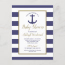 Search for anchor baby shower invitations stripes