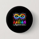 Search for autism acceptance buttons Infinity symbol