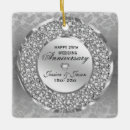 Search for 25th anniversary ornaments White