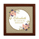 Search for bridesmaid gift boxes Watercolor