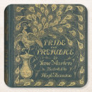 Search for book lover coasters Jane austen