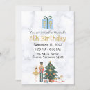 Search for nutcracker birthday invitations Winter wonderland party