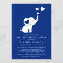 Search for virtual baby boy shower invitations Navy blue