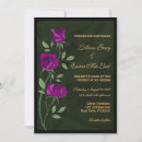 Search for purple gothic wedding invitations Moody