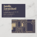 Search for geek business cards Engineer