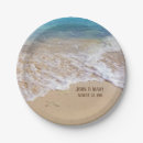 Search for beach wedding plates Sand