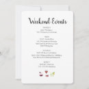Search for timeline of events invitations Itinerary