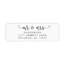 Search for married couple return address labels Mr and mrs