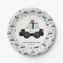 Search for police paper plates Birthday