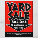 Search for yard sale flyers Advertising