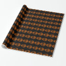 Search for orange and black wrapping paper Skull