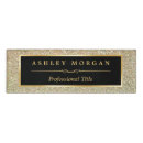 Search for black and gold name tags Trendy