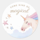 Search for unicorn birthday stickers For kids