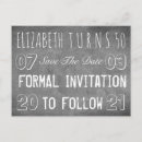 Search for save the date surprise party postcards Typography