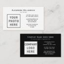 Search for front and back business cards Professional