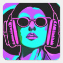 Search for psychedelic stickers Girl